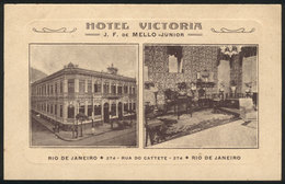 BRAZIL: Rio De Janeiro: Hotel Victoria, Circa 1905, VF Quality! - Other & Unclassified