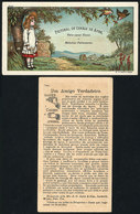 BRAZIL: Old Advertising Card For Ayer's "Peitoral De Cereja" (medicine), VF" - Other & Unclassified