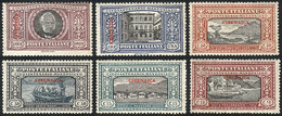 CYRENAICA: Sc.11/16, 1924 Manzoni, Complete Set Of 6 Values, Very Fine Quality, Catalog Value US$595. - Cirenaica