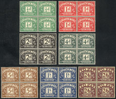 GREAT BRITAIN: Scott J26/J33 (without 3p. Sc.J29, Low Value Of Little Importance). It Includes The Key Values And High V - Tasse