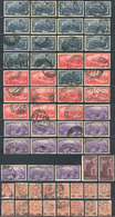 ITALY: Lot Of Used Stamps, Fine To Excellent General Quality, Yvert Catalog Value Over Euros 750, Good Opportunity! - Zonder Classificatie