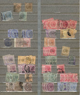 MALAYA: Stock Of Mostly Old Stamps In Stockbook, With Large Number Of Used Or Mint (lightly Hinged And Some MNH) Stamps, - Malaya (British Military Administration)