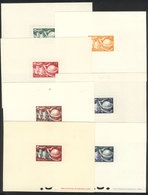 MONACO: Yv.332/3 + A.45/8, 1949 UPU Anniversary, The Set Of 7 Single DELUXE PROOFS, Excellent Quality! - Other & Unclassified