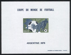 MONACO: Yv.1138, 1978 Football World Cup, Imperforate DELUXE PROOF, VF Quality! - Other & Unclassified