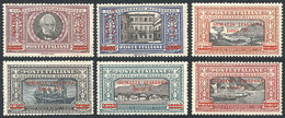 SOMALIA: Sc.11/66, 1924 Manzoni, Complete Set Of 6 Values, Very Fresh, VF Quality (the Low Value Without Gum), Catalog V - Somaliland (Protectoraat ...-1959)