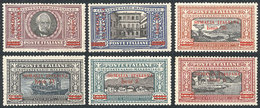 SOMALIA: Sc.11/66, 1924 Manzoni, Complete Set Of 6 Values, Very Fresh, VF Quality (the Low Value Without Gum), Catalog V - Somaliland (Protectorat ...-1959)