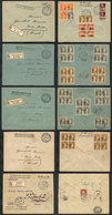 SWITZERLAND: 5 Covers (4 Registered) With Good Postages On Reverse, Sent To Ouro Preto (Brazil) Between 1921 And 1922, U - Other & Unclassified