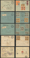 SWITZERLAND: 5 Covers (4 Registered) With Good Postages On Reverse, Sent To Ouro Preto (Brazil) Between 1921 And 1922, U - Sonstige & Ohne Zuordnung