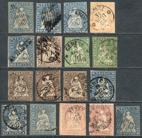 SWITZERLAND: Lot Of Old Stamps, Mixed Quality (some Of VF Quality, Others With Defects), Scott Catalog Value US$1,000+,  - Sonstige & Ohne Zuordnung