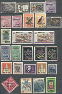 VENEZUELA: Yvert 707/717 + A.814/857, 1965 Complete Set Of 55 Overprinted Values, MNH, Very Fine Quality (a Few With The - Venezuela