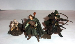 Lot De 3 Figurines "Le Seigneur Des Anneaux" - Play Along 2004 - Il Signore Degli Anelli