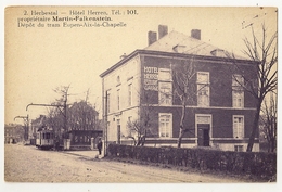 1 - Herbestal (N°2)- Hôtel Herren - Propriétaire Martine - Falkenstein - Dépôt Du Tram Eupen - Aix-la-Chapelle " Tram" - Lontzen