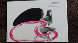 CPM DOUBLE PUB LAGERFELD  PIN UP  FEMME NUE SEXYPARFUM DE KARL LAGERFELD - Werbepostkarten