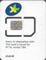 Indonesia - XL Axiata - Logo On White, GSM SIM5 Mini-Micro, Mint - Indonesië