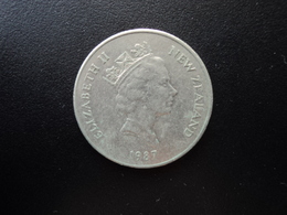 NOUVELLE ZÉLANDE : 20 CENTS   1987 (o)    KM 62        SUP * - Nueva Zelanda