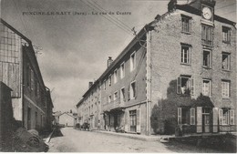 FONCINE LE HAUT   JURA  39- CPA LA RUE DU CENTRE - Autres & Non Classés