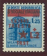 ITALIA - OCC. JUGOSLAVA DI TRIESTE SASS. 6e NUOVO - Joegoslavische Bez.: Trieste