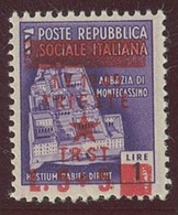 ITALIA - OCC. JUGOSLAVA DI TRIESTE SASS. 9e NUOVO - Joegoslavische Bez.: Trieste