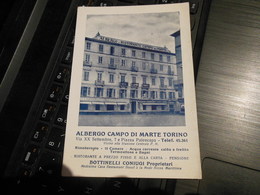 ALBERGO CAMPO DI MARTE VIA XX SETTEMBRE 7 E PIAZZA PALEOCAPA BOTTINELLI CONIUGI - Wirtschaften, Hotels & Restaurants