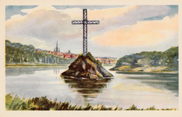 Sherbrooke Québec - Pin Solitaire - Lone Rock - Illustration Tom Smalley - Unused - 2 Scans - Sherbrooke