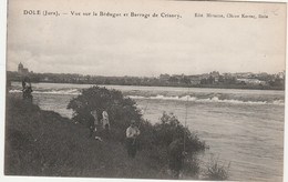 DOLE  JURA  39- CPA VUE SUR LA BEDUGUE  - BARRAGE DE CRISSEY - Dole