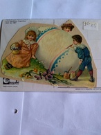 Decoupis Oblaten Victorian Scraps Early 1890 German  Original Backing Paper Giant 9*13 Cmt - Motivos De Pascua