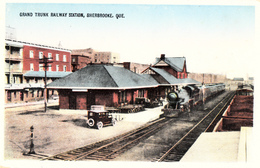 Sherbrooke Québec - Grand Trunk Railway Station - Train Car Voiture - Unused - 2 Scans - Sherbrooke