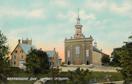 Sherbrooke Québec - Catholic Cathedral - Cathédrale Catholique - Written 1914 - 2 Scans - Sherbrooke