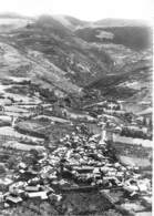 66 - OSSEJA : Vue Panoramique Aérienne - CPSM  Village (1.330 Habitants ) Dentelée Noir Blanc Grand Format - Pyrénées O. - Andere & Zonder Classificatie