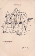 Militaria > Guerre 1914-18 Illustrateurs Signés Abel Faivre Propagande Allemande " Retrograd " - Faivre