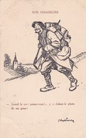 Militaria > Guerre 1914-18 Illustrateurs Signés Abel Faivre Propagande Allemande " Nos Chasseurs " - Faivre