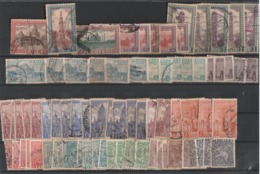 1949 USED STAMPS LOT  FROM INDIA ISSUED ON 2ND ANNV OF INDEPENDENCE ON ARCHAEOLOGICAL & HISTORICAL MONUMENTS - Oblitérés