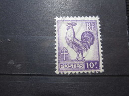 VEND BEAU TIMBRE DE FRANCE N° 646 , XX !!! (b) - 1944 Hahn Und Marianne D'Alger