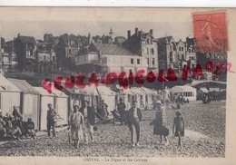 80 - ONIVAL - LA DIGUE ET LES CABINES -SOMME - Onival