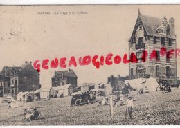 80 - ONIVAL - LA PLAGE ET LES CABINES  -SOMME - Onival