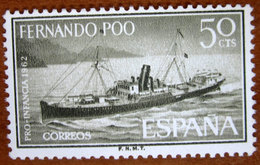 1962 FERNANDO POO Navi Pro Infanzia Pro Children-ships - 50 Cts  Nuovo - Fernando Po