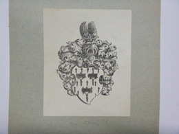 Ex-libris Illustré XIXème - VAN DER BURGT - Ex-Libris