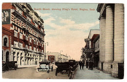 REGINA - Scarth Street, Showing King's Hotel - Regina