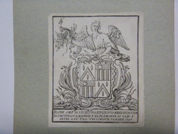 Ex-libris Héraldique Illustré Vers 1900, D'après Un Cuivre XVIIIème Par Becker à Louvain - VAN DER BUECKEN - Ex-libris