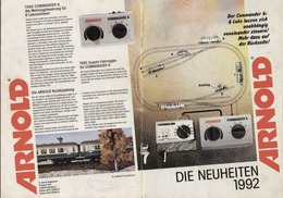 Catalogue ARNOLD Neuheiten 1992 Gauge N - Duits