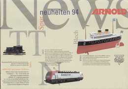 Catalogue ARNOLD Neuheiten 1994 Spur TT 1/120 12 Mm - Deutsch