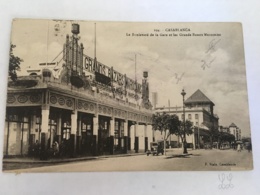 CPA MAROC - CASABLANCA - 294 - Le Boulevard De La Gare Et Les Grands Bazars Marocains - Casablanca