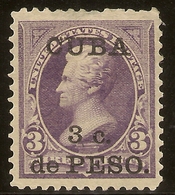 Interv. AmericanaCuba  Edifil 26* Mh 3 Centavos Sobrecarga 3 Violeta 1899 NL1520 - Nuovi