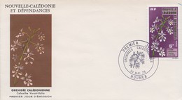 Enveloppe   FDC  1er   Jour   NOUVELLE   CALEDONIE    Orchidée  Calédonienne    1975 - FDC