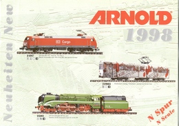 Catalogue ARNOLD Neuheiten 1998 N Spur - Scale - En Allemand Et En Anglais - Duits