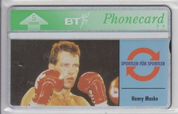 UNITED KINGDOM 1993 BOXING HENRY MASKE - BT Emissions Etrangères