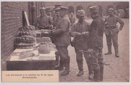 Bruxelles Etterbeek Les Allemands à La Cantine Au 9e Ligne Brodaüsgabe Boulangerie Grande Guerre Occupation Allemande - Etterbeek