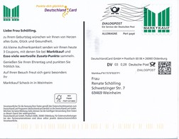 BRD Oldenburg Dialogpost Allemagne DV 03 0,28 Euro FRW 2020 Marktkauf DeutschlandCard GmbH - Cartas & Documentos