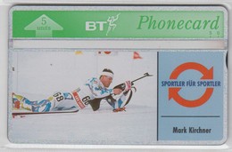 UNITED KINGDOM 1993 SKIING BIATHLON MARK KIRCHNER - BT Übersee