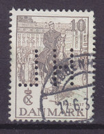 Denmark Perfin Perforé Lochung (H49) 'HL' Hans Lystrup, København Chr. X. 25 Jahre Regentschaft Horse Pferd Cheval - Plaatfouten En Curiosa